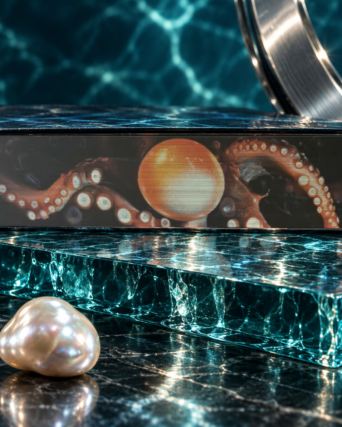Kraken pearl page-edge detail
