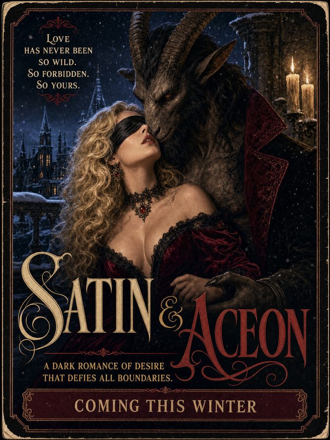 1990s gothic romance promo — Satin and Aceon