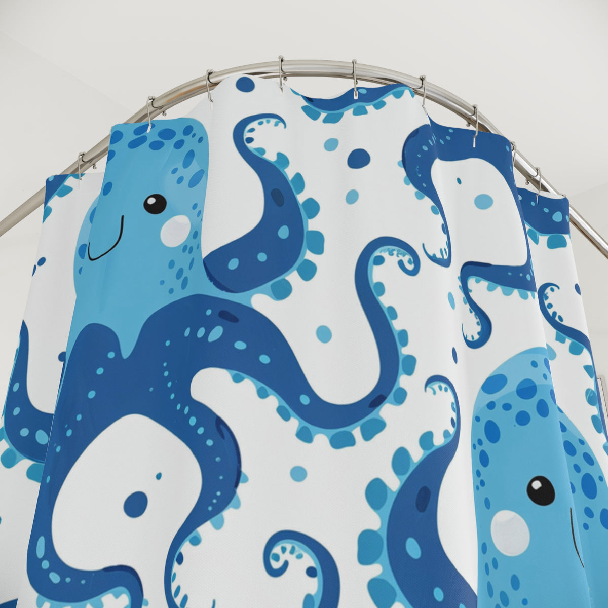 Happy Kraken Shower Curtain — image 2 of 4