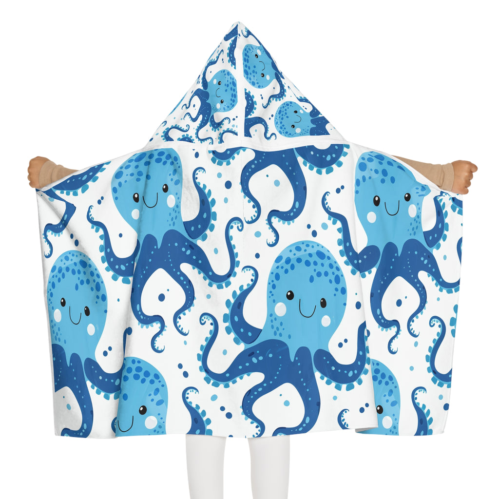Happy Kraken Kid Towel with Hood — additional view (image 4 of 4)