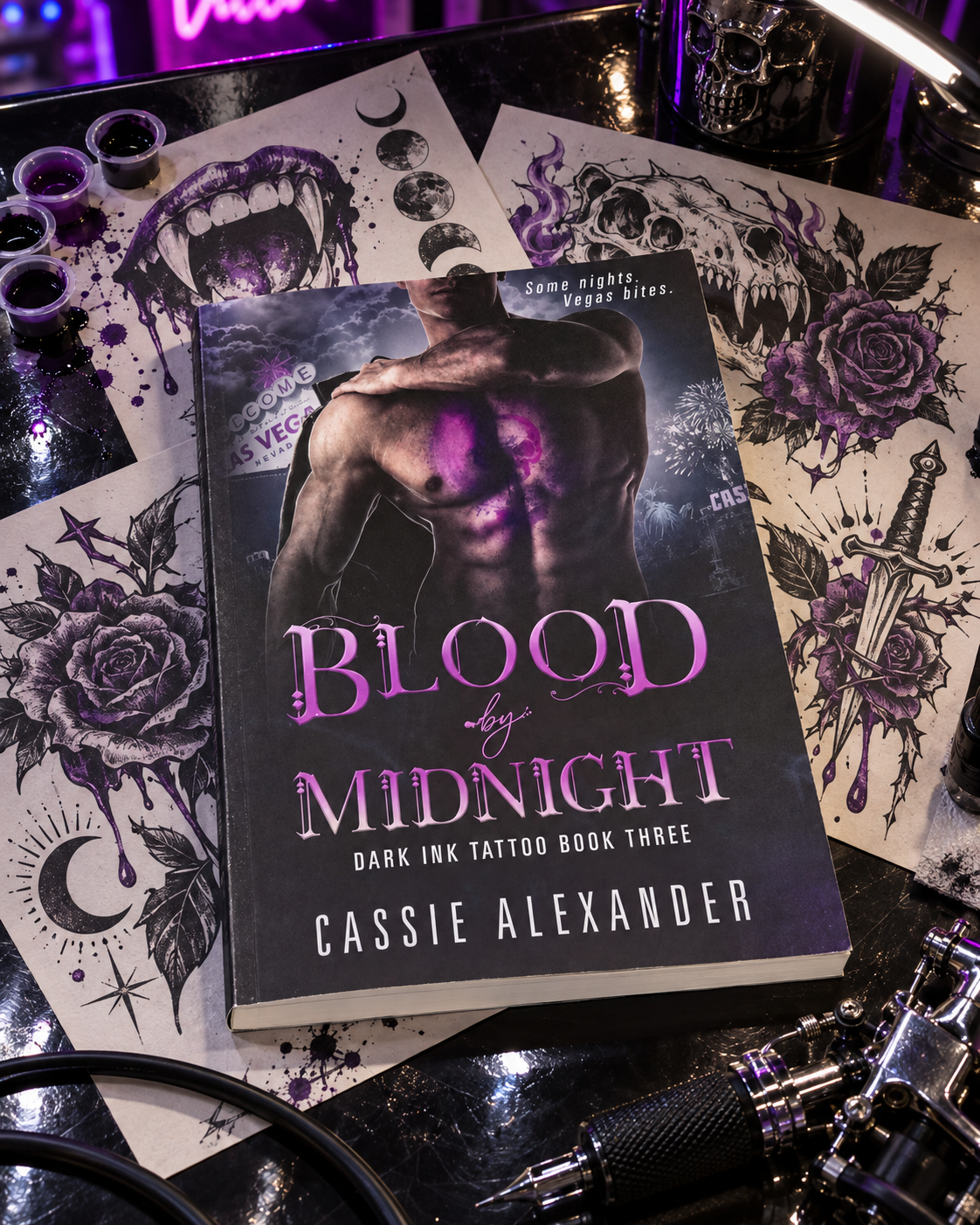 Blood by Midnight: Dark Ink Tattoo - Book 3 (E-book) — approved editorial imagery