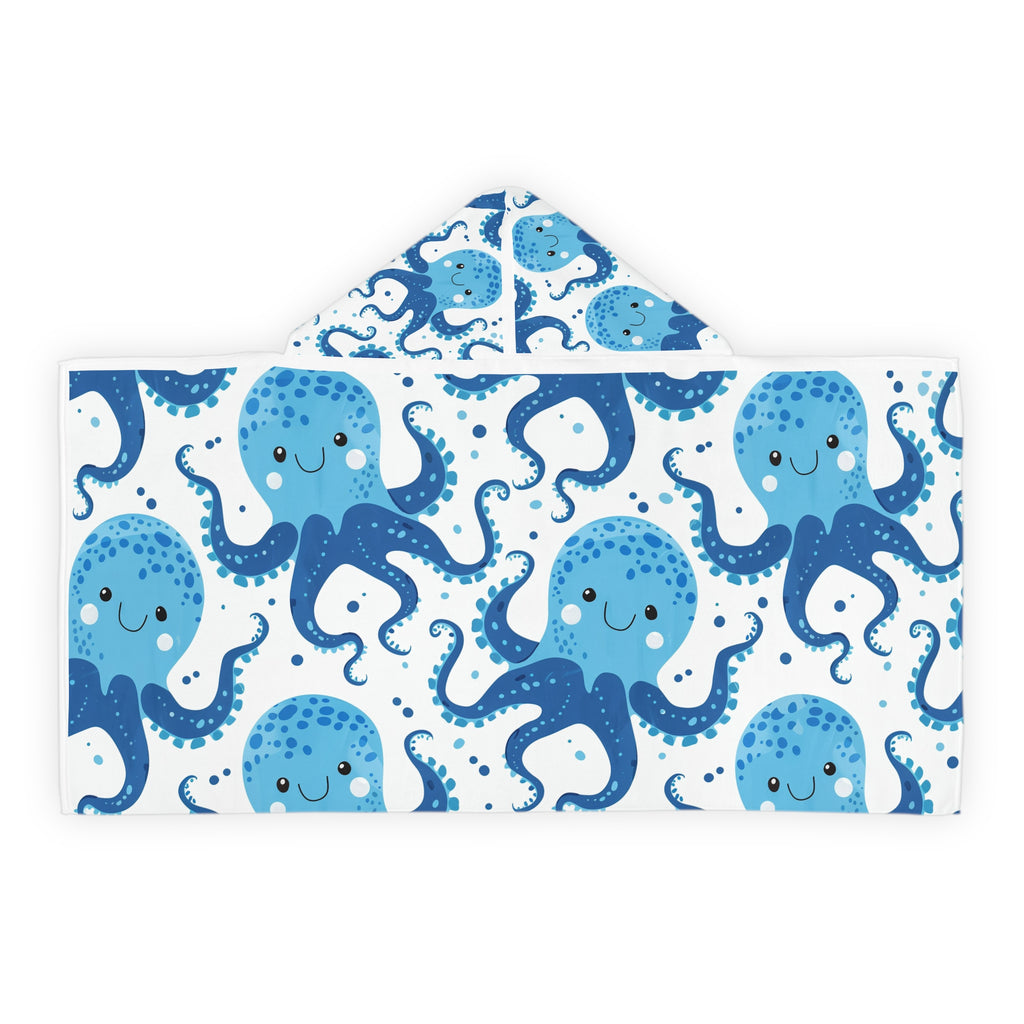 Happy Kraken Kid Towel with Hood — additional view (image 3 of 4)