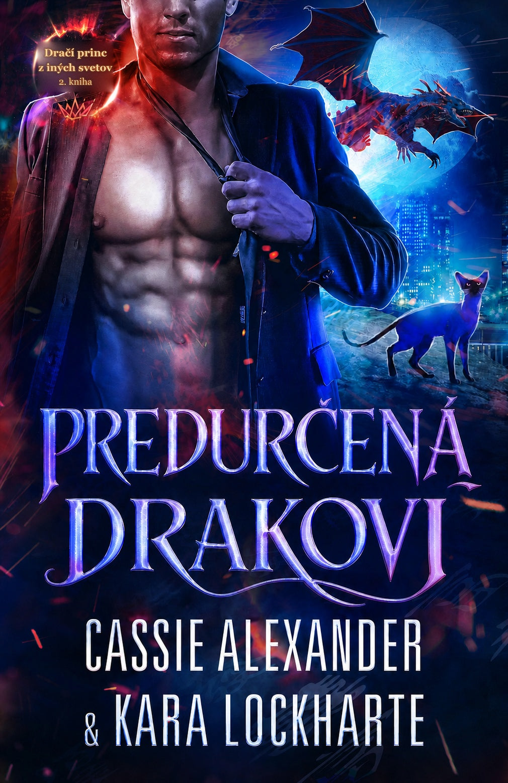 Predurčená drakovi Slovak ebook cover