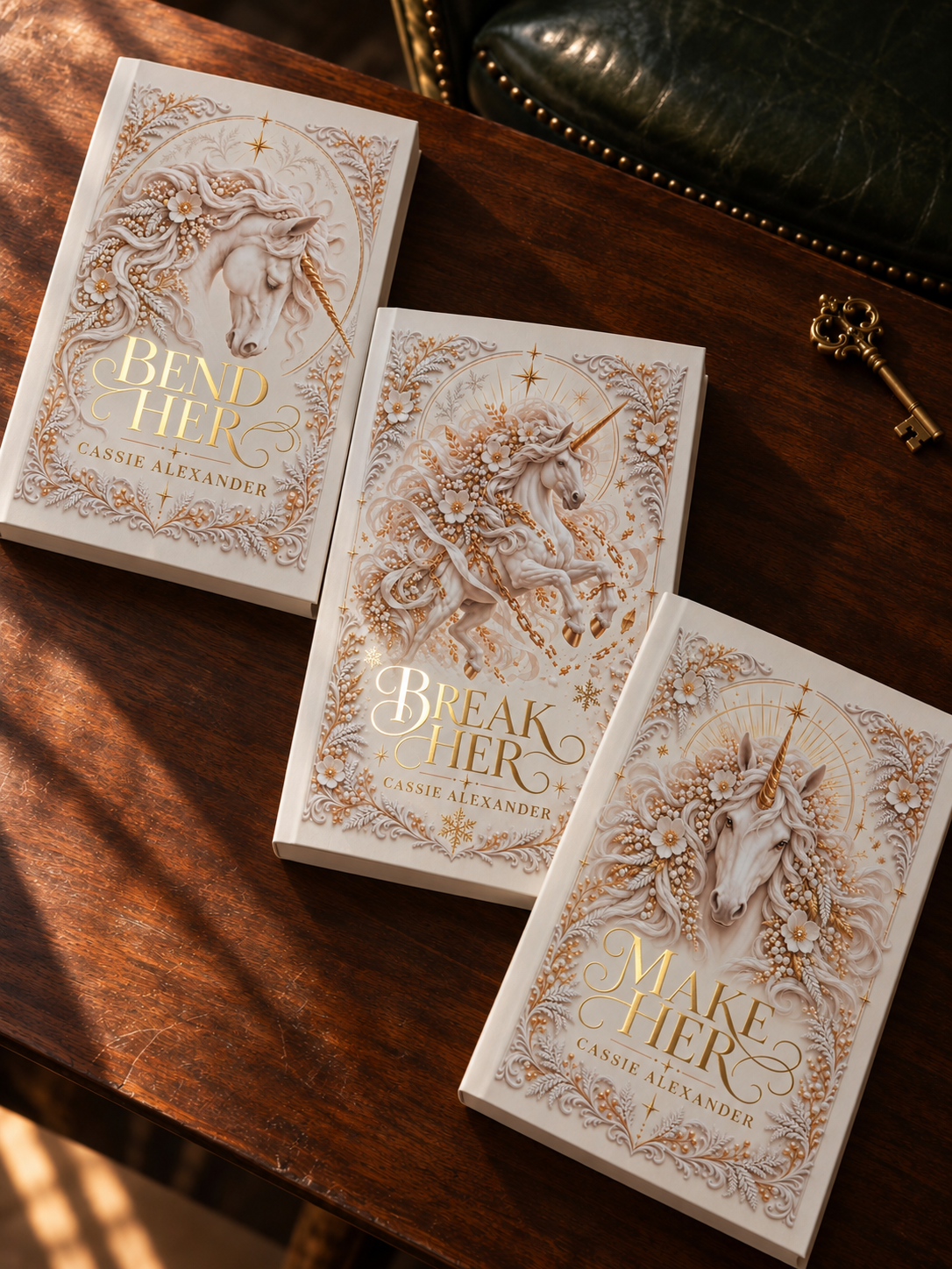Paperback Winter White Unicorn trilogy