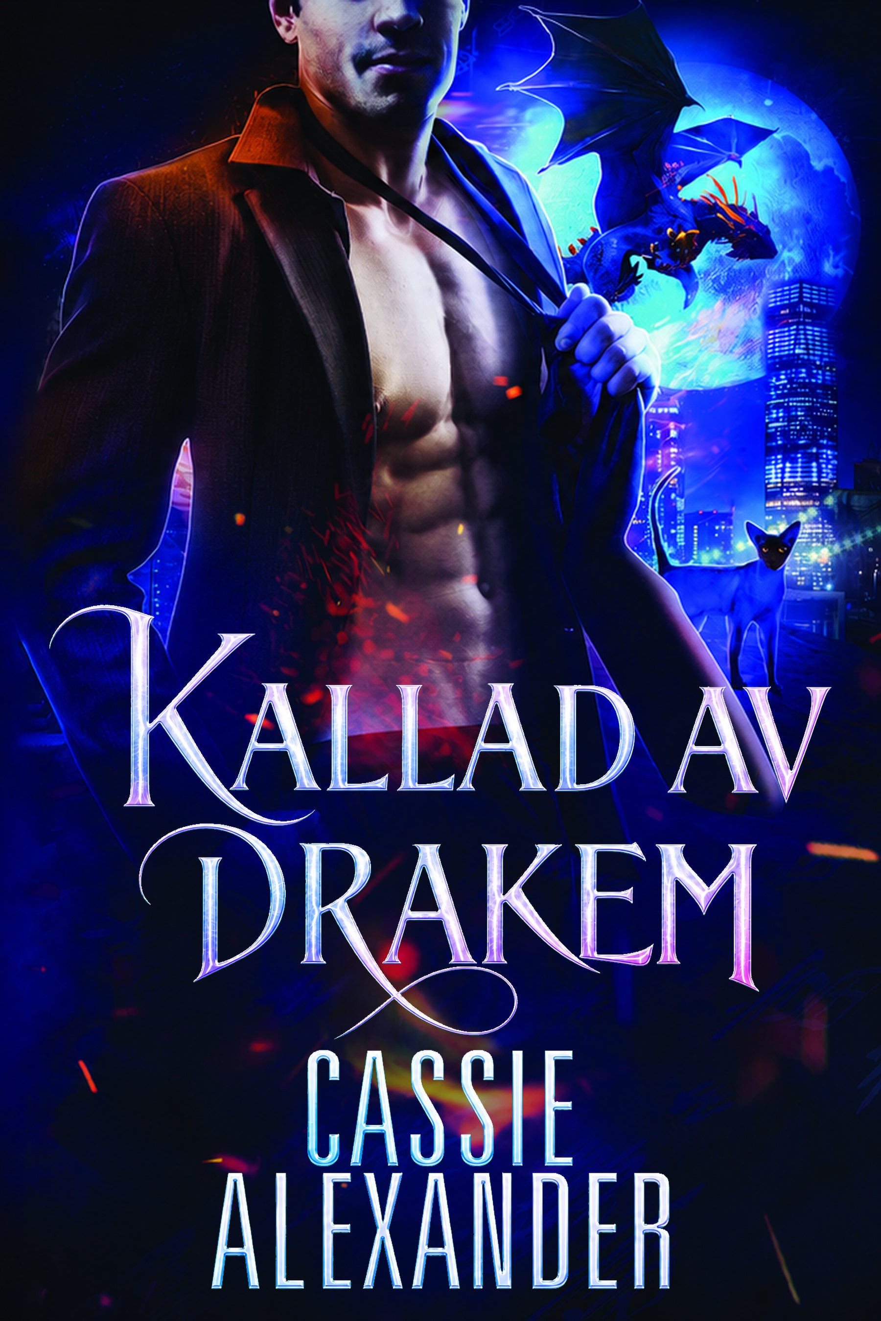 Kallad av draken Swedish ebook cover by Cassie Alexander