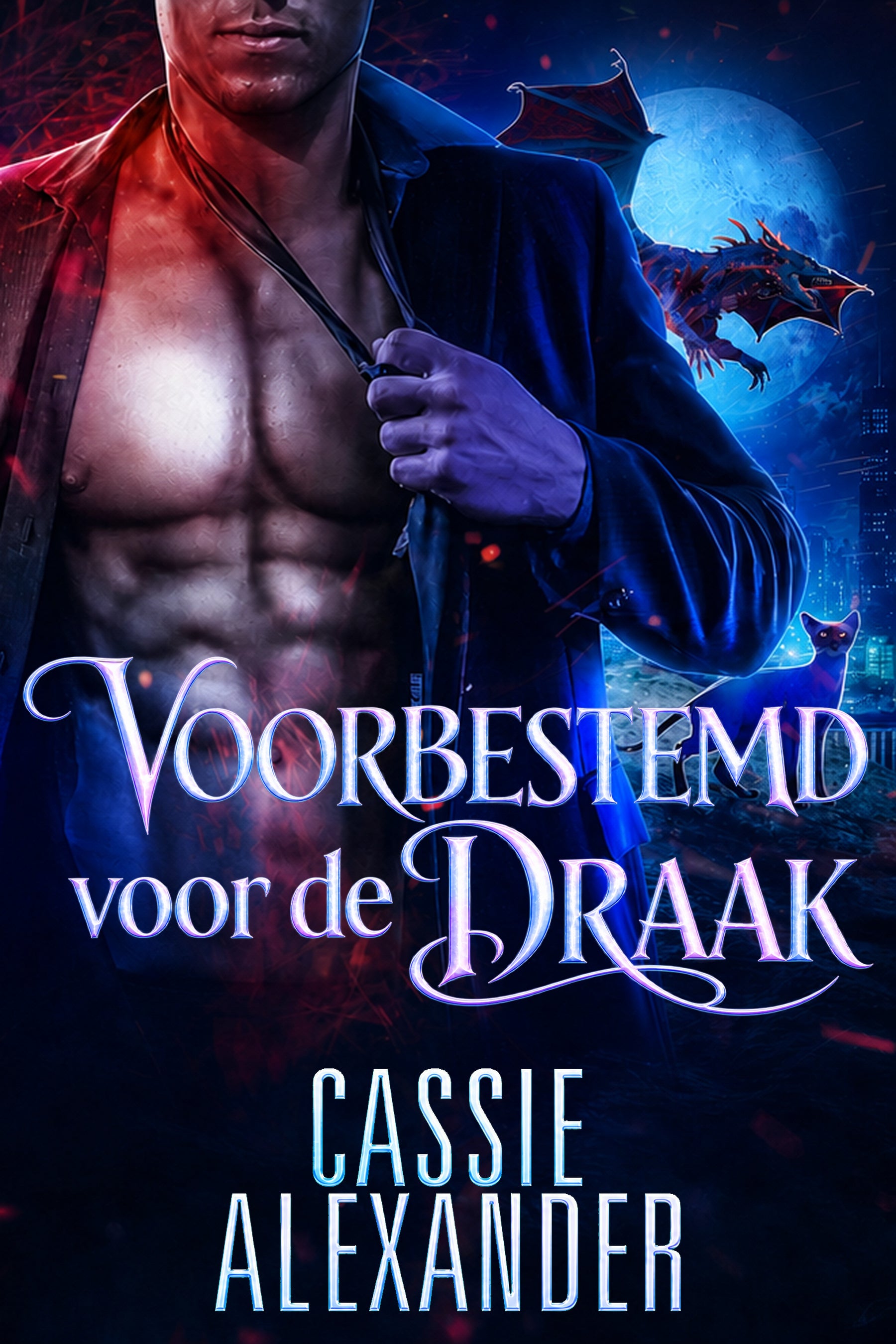 Voorbestemd voor de Draak Dutch ebook cover by Cassie Alexander