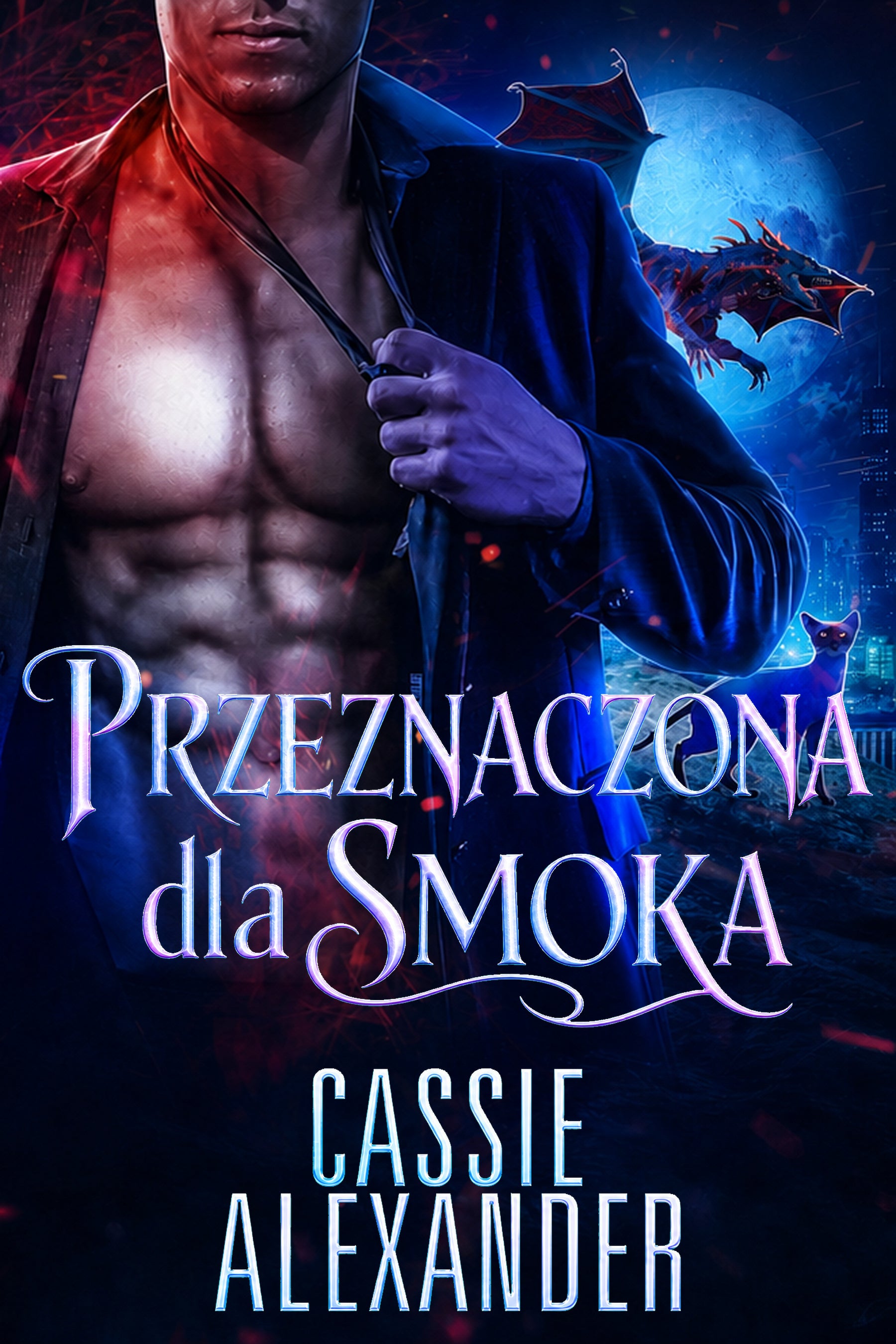 Przeznaczona dla Smoka Polish ebook cover by Cassie Alexander