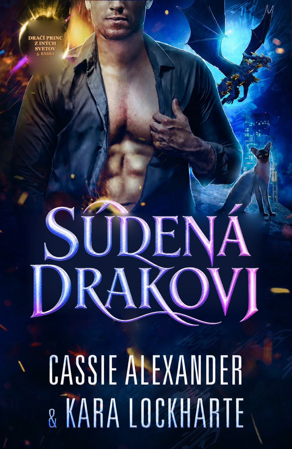 Súdená drakovi Slovak ebook cover