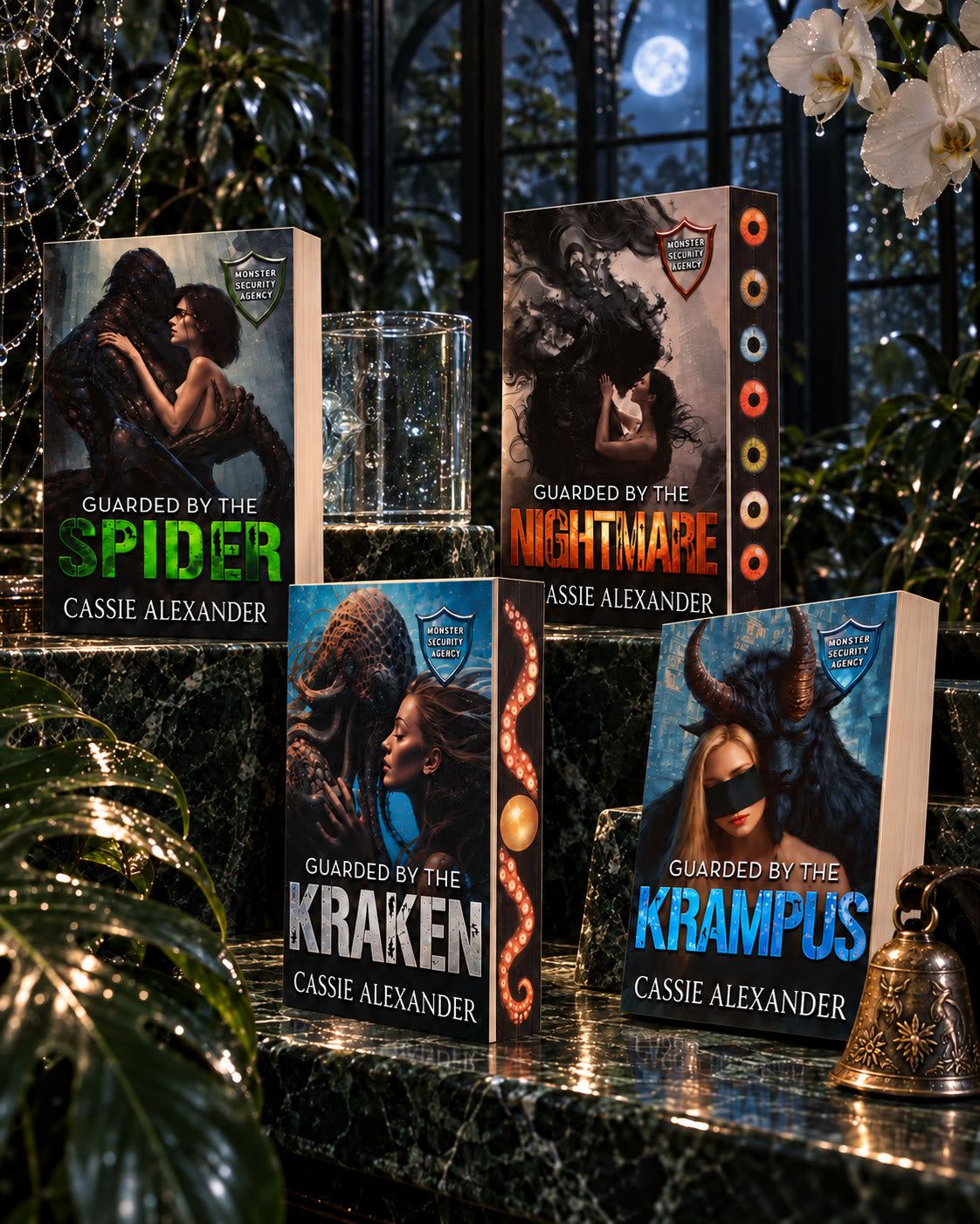 Monster Security Agency four-paperback bundle — Midnight Conservatory