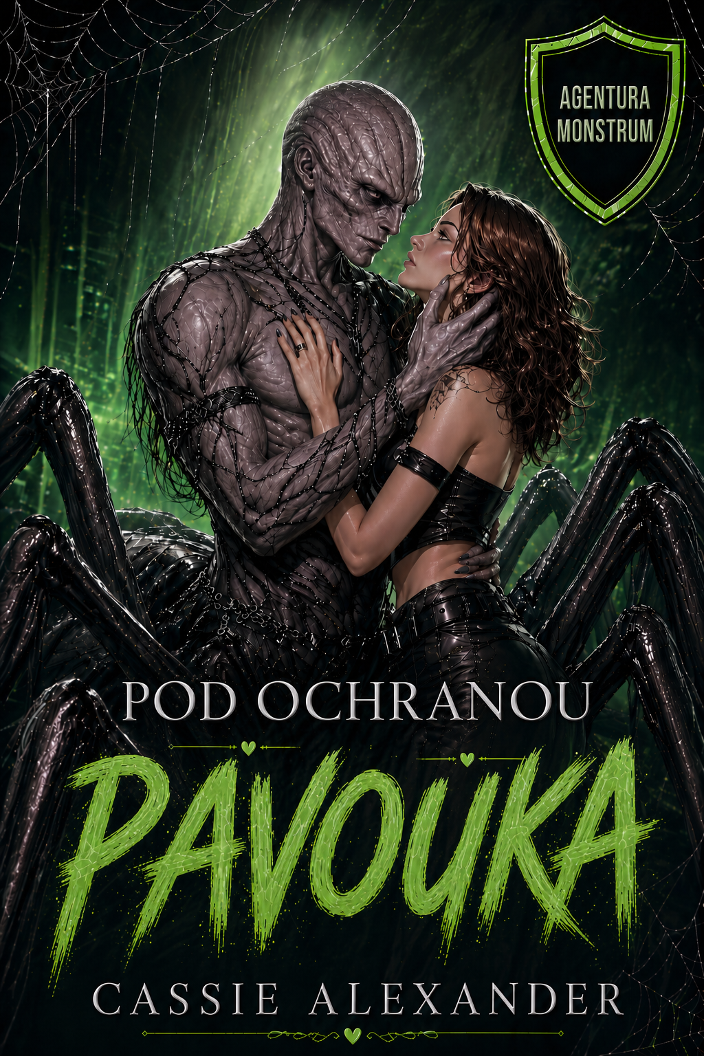 Pod ochranou pavouka Czech ebook cover by Cassie Alexander
