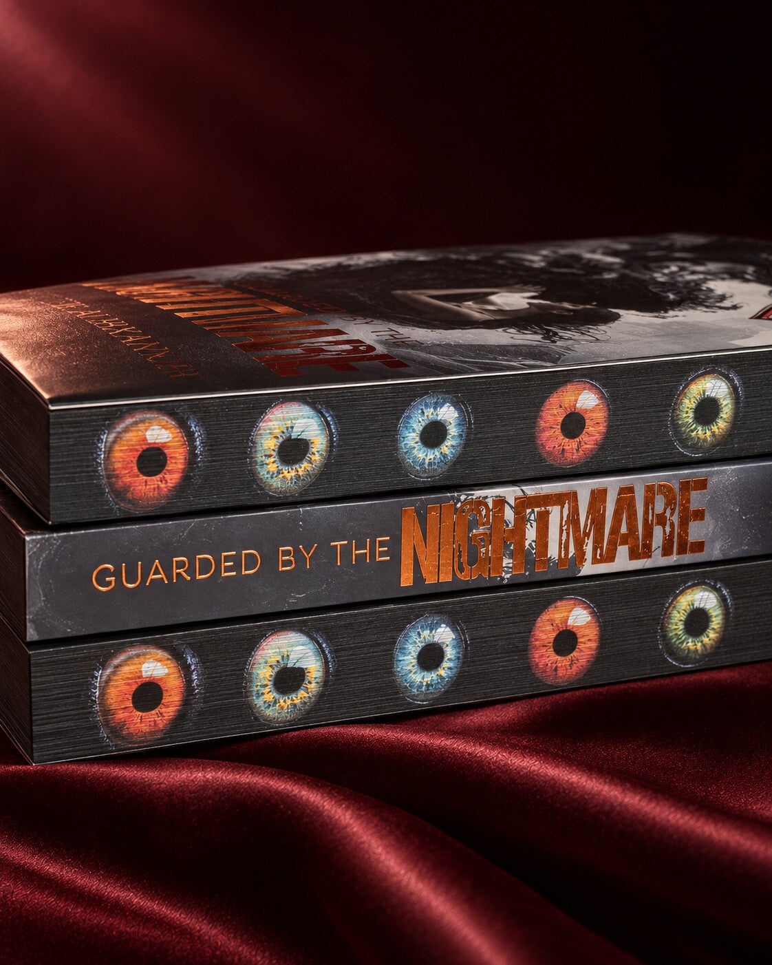 Guarded by the Nightmare eye-pattern sprayed edges — editorial view